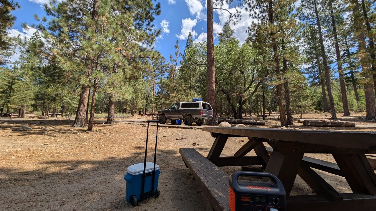 Camping in Barton Flats!