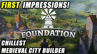 Chillest Medieval City Builder You Will Ever Play! Foundation in 2024