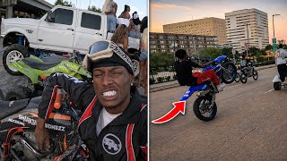 CLUB HOPPING ON DIRT BIKES IN HOUSTON AFTER @KenThe304 VIDEO SHOOT🔥