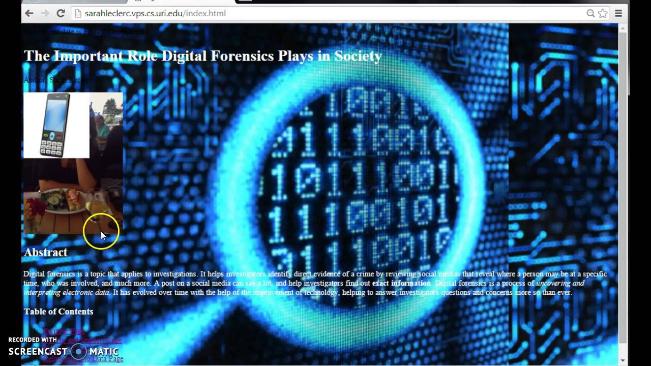 Digital Forensics Final Project YouTube