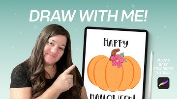 You’re Missing This Procreate Trick! | Symmetry Pumpkin Tutorial
