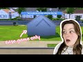 Building a tiny home in the Sims with base game only