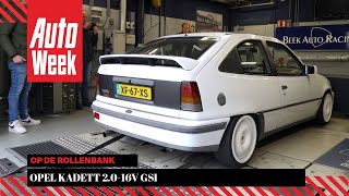 Opel Kadett 2.0-16V GSI - Op de Rollenbank