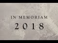 In Memoriam 2018