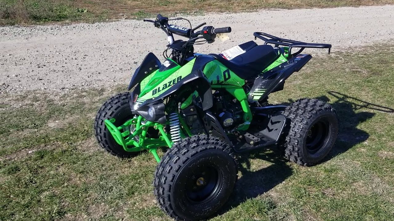 Blazer 9 Quad 125cc Apollo Atv Walkaround And Talk About Sold Exclusively At Saferwholesale Com Youtube