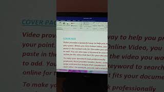 MS Word Cover Page Design in 1 Minute | Professional Cover Page Tutorial | Project Front Page Design