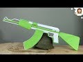 How to make a fully automatic paper ak 47 that shoots