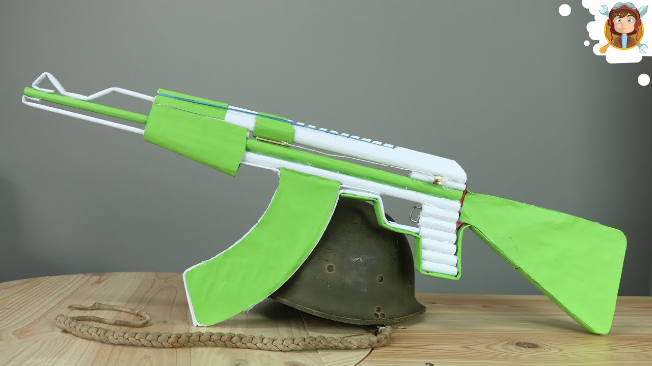 Download How To Make A Fully Automatic Paper Ak 47 That Shoots
