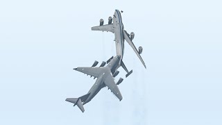 Military Aircraft C-17 Got Detached From Gigantic Airplane | X-Plane 11