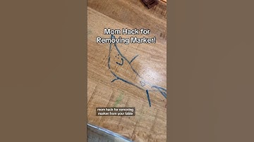 Mom Hack: Removing Marker Stains ! #markers #stainremoval #momhacks