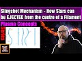 Slingshot Mechanism - How Stars can be EJECTED from the centre of a Filament