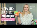 Минимум игрушек для новорожденных