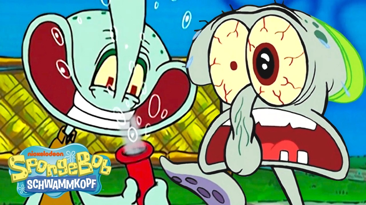 SpongeBob | Über 100 Minuten klassischer Thaddäus! (Staffeln 1–4) | SpongeBob Schwammkopf