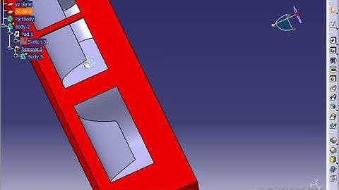 102 Boolean Remove Application || CATIA V5 Tutorial