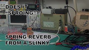 Turning a Slinky into a LoFi Spring Reverb