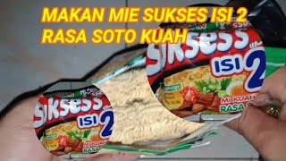 SUASANA DI MALAM RAMADHAN MAKAN MIE SUKSES ISI 2 RASA SOTO KUAH 