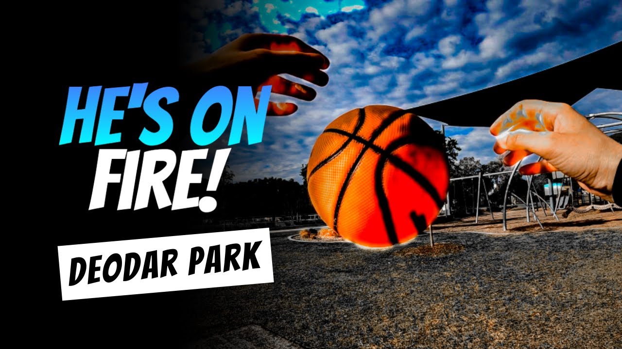 HE'S ON FIRE! Burleigh Waters Basketball Court Gold Coast YouTube