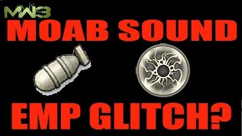 MOAB Sound Glitch from EMP?