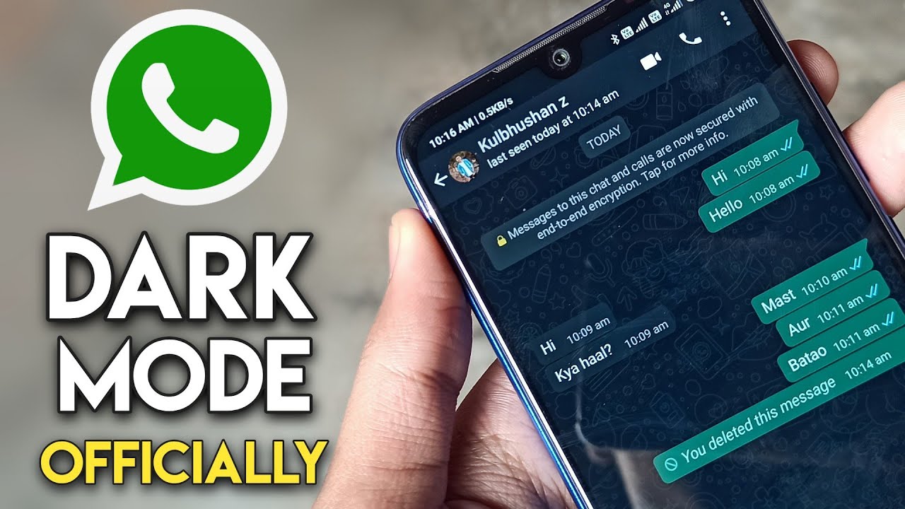 Whatsapp Dark Android Mode Root