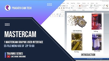 Mastercam - File menu   Use of ZIP TO Go