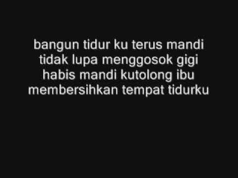 Bangun Tidur.LAGU ANAK (LIRIK)