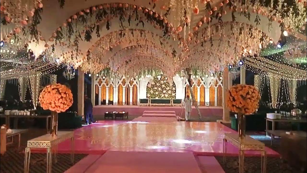luxury mehndi event evening wedding decor meridian hotel