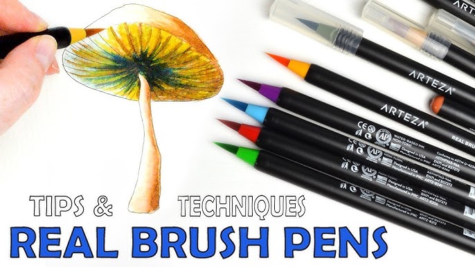 Arteza Brush Pens Botanical Art — The Art Gear Guide