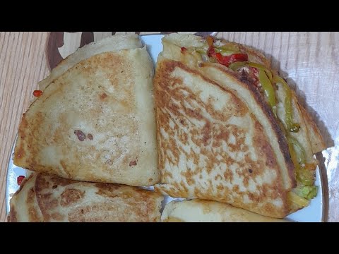 طريقه عمل الكريب الحادق بميكس الجبن أسرع وجبه للغداء أو العشاء كريب ميكس جبن أحلى من الجاهز