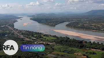 Nước sông Mekong xuống thấp đáng ngại vì Trung Quốc giữ nước ở đập thuỷ điện