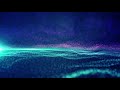 Sky Blue Digital Energy Waves of Particles | 4K Relaxing Screensaver