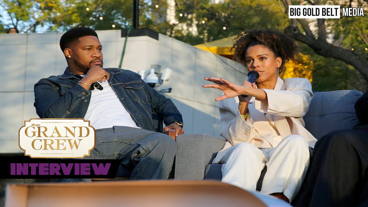 NBC’s Grand Crew Season 2 | Aaron Jennings and Grasie Mercedes Interview (2023)