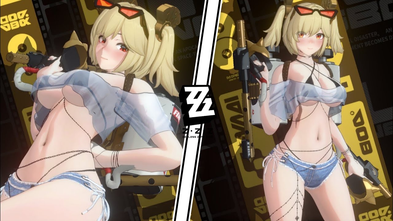 Azure Holiday Mod for Burnice White [ZENLESS ZONE ZERO]