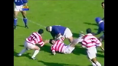 Inga Tuigamala "doing his impression of a brick wa...