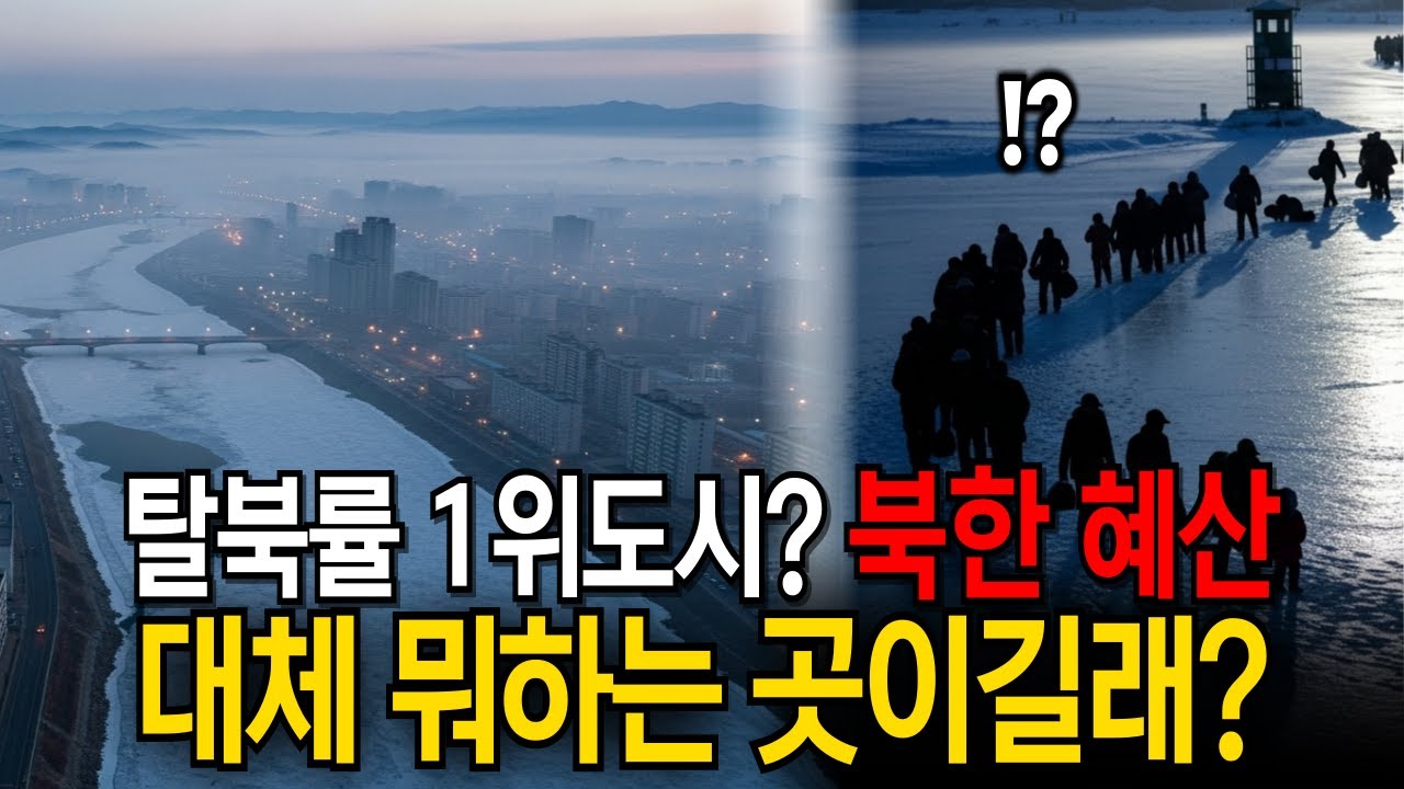 탈북률 1위 북한 혜산을 아시나요?