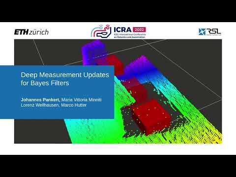 Deep Measurement Updates for Bayes Filters - ICRA 2022 presentation