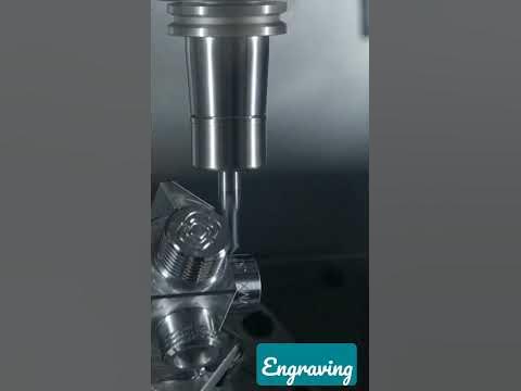 cnc milling engraving on vmc machine#shortvideo - YouTube