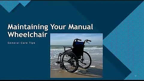 Vicki Wolfe on taking care of your wheelchair