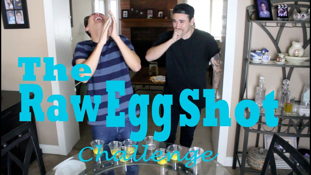 Raw Egg Shot Challenge w/ My Brother
