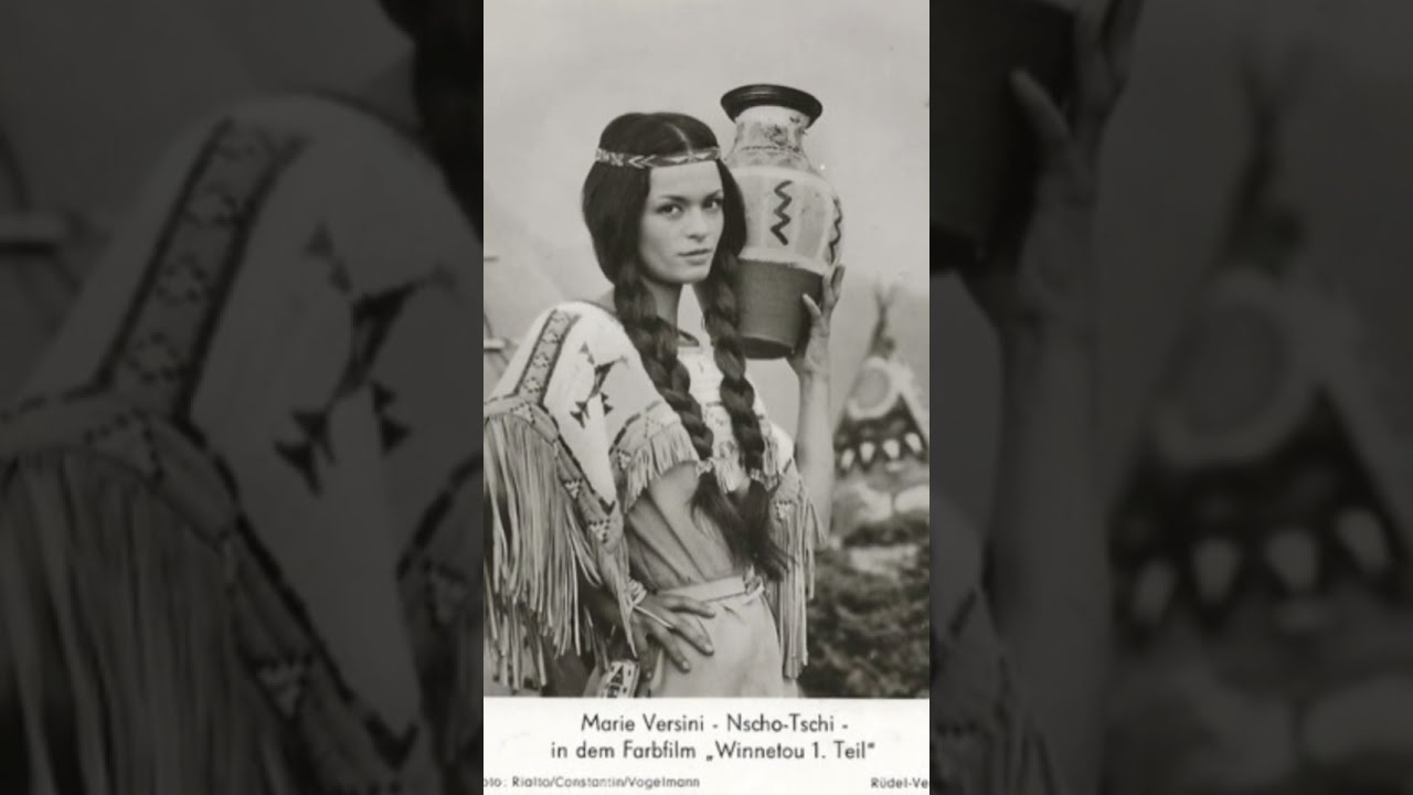 WINNETOU 1.Teil, Karl May Film 1963, Marie Versini - Nscho Tschi