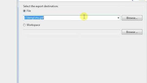 Export a Team Project Set in Eclipse