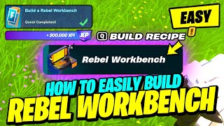 How to EASILY Build a Rebel Workbench - Fortnite LEGO Star Wars Quests
