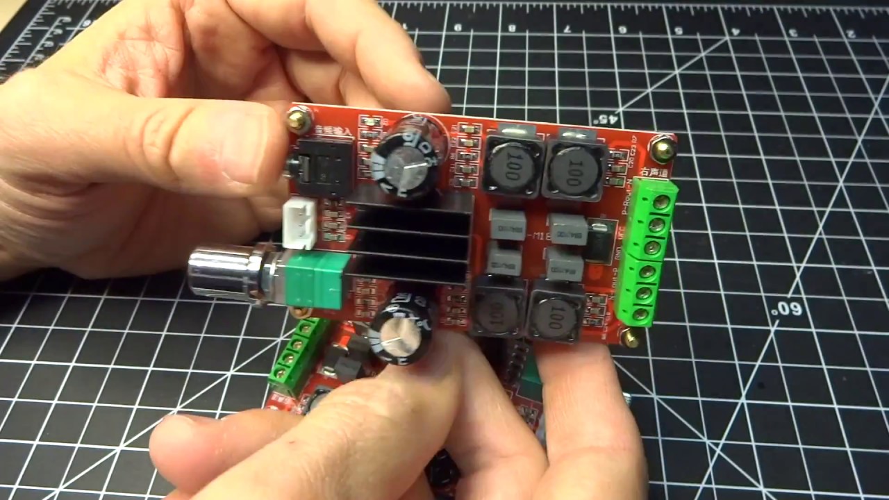 TPA3116 topologies DC 11-26 V Dual Channel 2x100W Digital Stereo amplificateur board