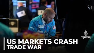US markets nosedive as investors sell on fears of global trade war