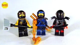 Lego Ninjago Season 8 Sons Of Garmadon Custom Jay, Cole & Villain
