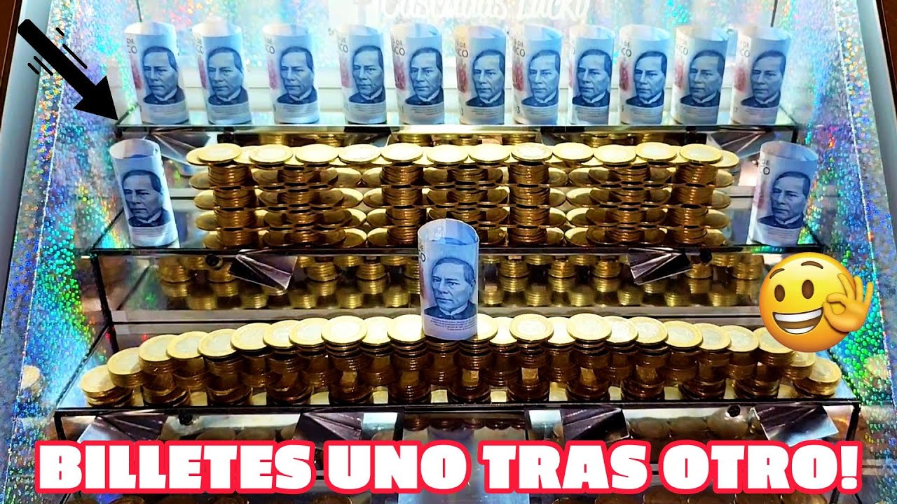 BATALLÓN DE BILLETES DE $500!!🤑🤩💵  CÓMO PARACAIDISTAS SE ARROJARON!!😮😱 MAQUINA EMPUJAMONEDAS DE $10