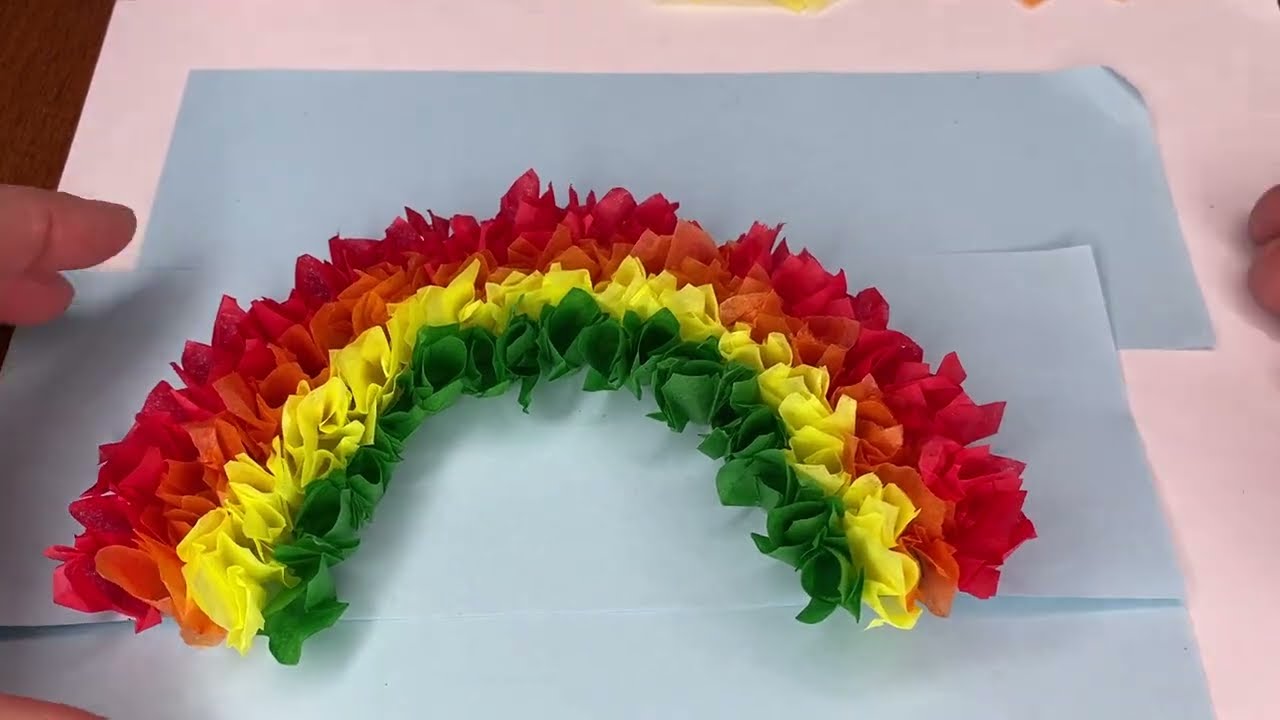 Make A RAINBOW! This FABULOUS 3 dimensional art project is easy to learn. Draw and make it today.