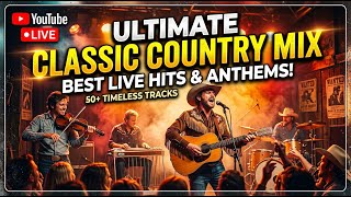 Hank Williams, Johnny Cash, Willie Nelson, George Jones Classic Country Playlist