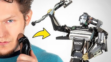 Cách Biến Máy Cạo Râu Thành Một Con Robot Ngầu