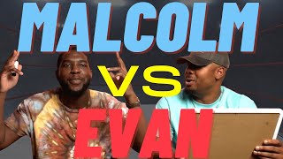Malcom Vs Evan  Game Night Game Show