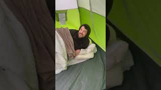 Camping with Home Blankets: Cold Weather Test Results ?️❄️?️ camping wintercamping tentcamping